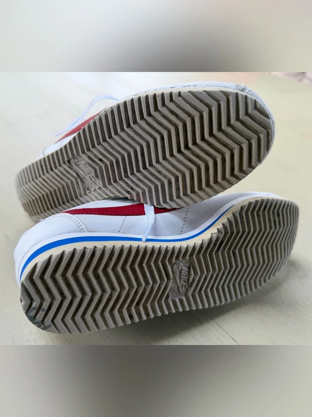 Nike Classic Cortez Forrest Gump USA Olympic Red White Blue 807471-103 Sz 6